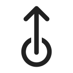 Swipe Up SVG Icon